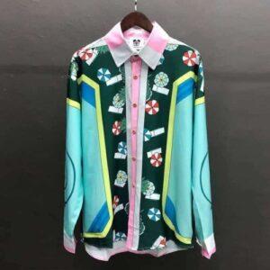 Bohemian Retro Print Men's Shirts