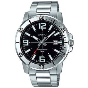 Casio Gent's MTP-VD01D-1BVUDF Enticer Analog Black Dial Watch