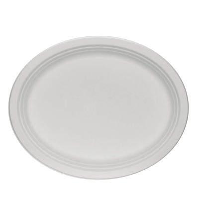 Softpak Biodegradable Oval Plate 12.5 Inches