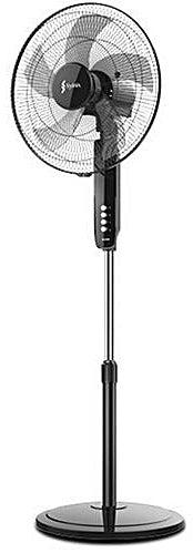 Syinix Electric Standing Fan Black & Silver 16 Inches FSS16N-502